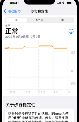 颍东iPhone手机维修如何在iPhone开启'步行稳定性通知'