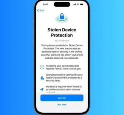 颍东苹果授权维修店分享被盗设备保护功能开启方法 
