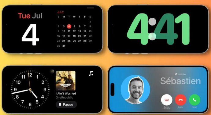 颍东苹果手机维修分享iOS17横屏充电待机显示有什么好处 