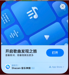 颍东苹果14维修站分享iPhone14音乐识别功能使用方法 