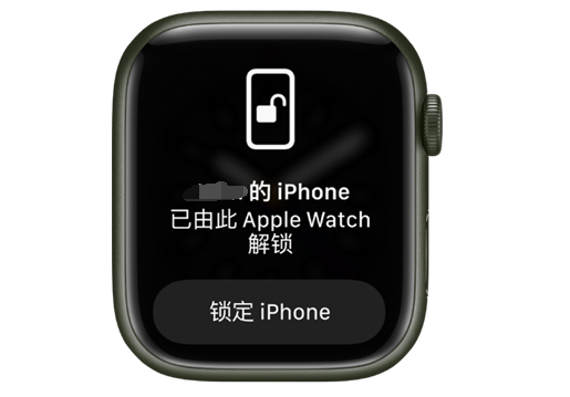 颍东苹果手机维修分享用 AppleWatch 解锁配备面容 ID 的 iPhone方法 